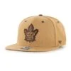 '47 BRAND Toronto Maple Leafs 47 Brand NHL Clean Up Adjustable Hat 1 '47 BRAND Toronto Maple Leafs 47 Brand NHL Clean Up Adjustable Hat -Hockey Equipment Shop 47 brand hats toronto maple leafs 47 brand nhl clean up adjustable hat tan osfm 30365559357506