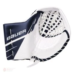 Bauer Supreme UltraSonic Senior Goalie Catcher 25 Bauer Supreme UltraSonic Senior Goalie Catcher -Hockey Equipment Shop bauer catchers bauer supreme ultrasonic senior goalie catcher white navy regular 28743621869634