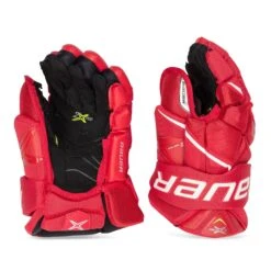 Bauer Vapor 2X Pro Senior Hockey Gloves -Hockey Equipment Shop bauer gloves bauer vapor 2x pro senior hockey gloves red 13 28743796686914