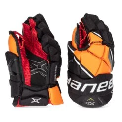 Bauer Vapor X2.9 Senior Hockey Gloves -Hockey Equipment Shop bauer gloves bauer vapor x2 9 senior hockey gloves black orange 13 28743799472194
