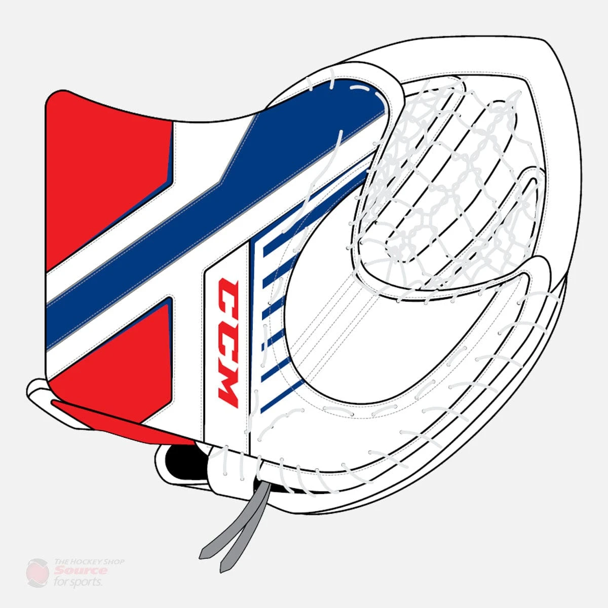 CCM Axis A1.9 Intermediate Goalie Catcher 18 CCM Axis A1.9 Intermediate Goalie Catcher - Image 16