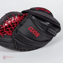 CCM Axis Senior Goalie Catcher - 600 Break Angle 17 CCM Axis Senior Goalie Catcher - 600 Break Angle -Hockey Equipment Shop ccm catchers ccm axis senior goalie catcher 600 break angle black red black regular 14364028665922