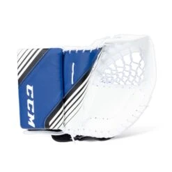 CCM YTFlex 2 Youth Goalie Catcher 16 CCM YTFlex 2 Youth Goalie Catcher -Hockey Equipment Shop ccm catchers ccm ytflex 2 youth goalie catcher white blue black regular 28743614857282
