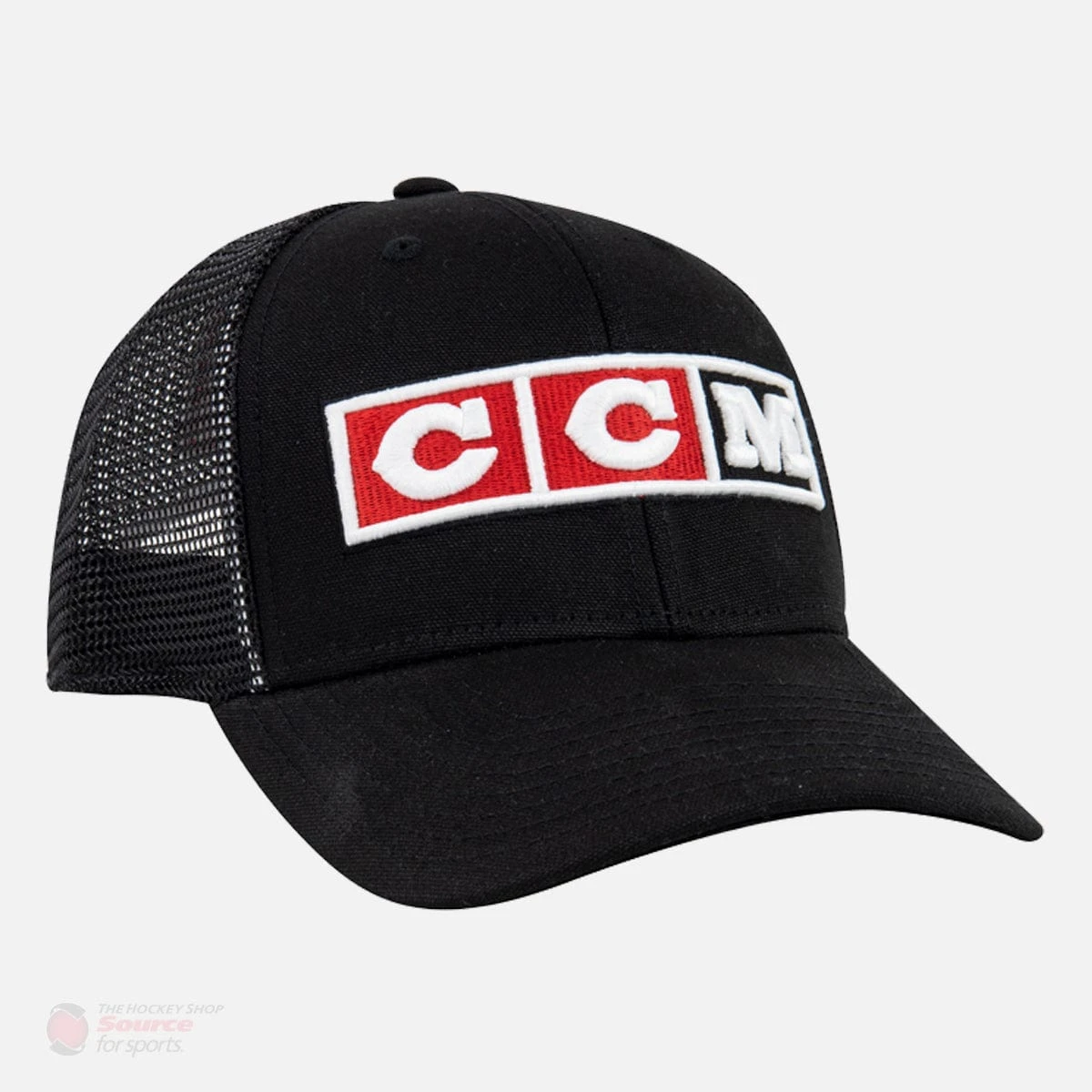 CCM Retro Logo Canada Flag Mesh Trucker Snapback Hat 3 CCM Retro Logo Canada Flag Mesh Trucker Snapback Hat