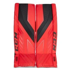 CCM Axis Senior Goalie Leg Pads -Hockey Equipment Shop ccm leg pads ccm axis senior goalie leg pads red red black 34 1 5 28744295383106