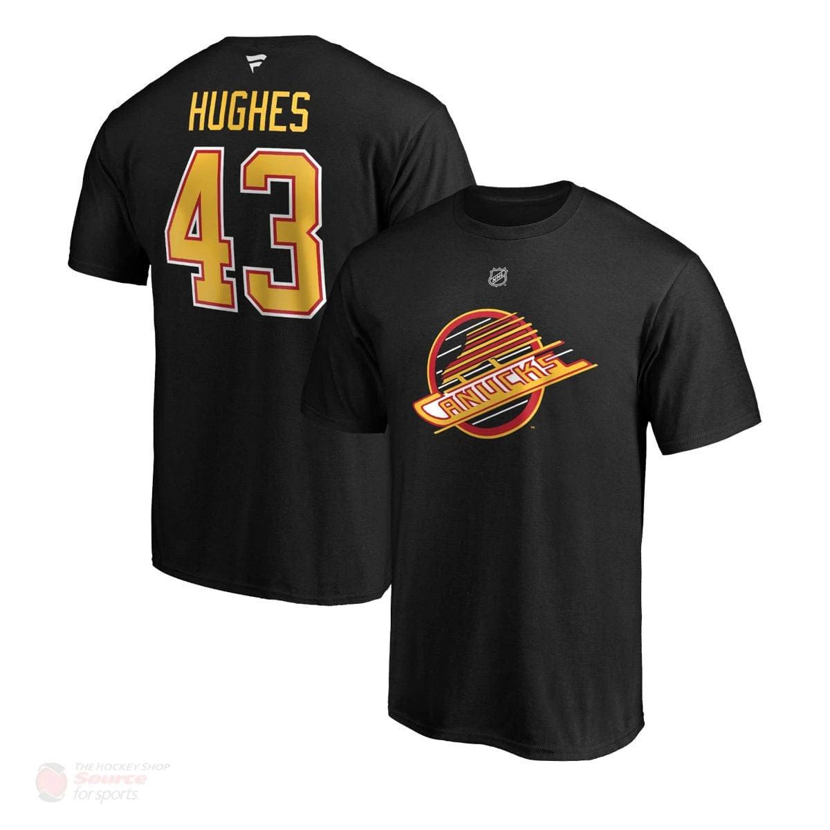 Vancouver Canucks Skate Fanatics Authentic Name & Number Mens Shirt - Quinn Hughes 3 Vancouver Canucks Skate Fanatics Authentic Name & Number Mens Shirt - Quinn Hughes