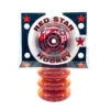 Red Star Rebel Wheels (4-Pack) - Red (74A) -Hockey Equipment Shop red star roller hockey wheels red star rebel wheels 4 pack red 74a 74a 68mm 28744426913858