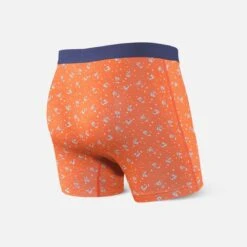 Saxx Ultra Boxers - Orange Palm-Fetti -Hockey Equipment Shop saxx underwear saxx ultra boxers orange palm fetti 14123849973826