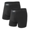 Saxx Vibe Boxers - Black / Black (2 Pack) 2 Saxx Vibe Boxers - Black / Black (2 Pack) -Hockey Equipment Shop saxx underwear saxx vibe boxers black black 2 pack s 29811039567938