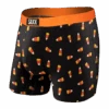 Saxx Vibe Boxers - Black The Corniest -Hockey Equipment Shop saxx underwear saxx vibe boxers black the corniest black s 30358699704386