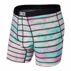 Saxx Vibe Boxers - Multi Vapor Stripe