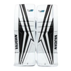Vaughn Velocity V9 Junior Goalie Leg Pads -Hockey Equipment Shop vaughn leg pads vaughn velocity v9 junior goalie leg pads white black 24 2 28744338243650