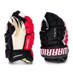 Warrior Alpha DX Pro Senior Hockey Gloves -Hockey Equipment Shop warrior gloves warrior alpha dx pro senior hockey gloves black red 13 28743815594050