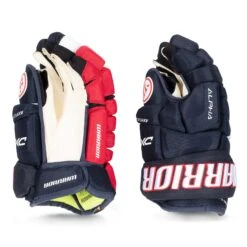 Warrior Alpha DX Pro Senior Hockey Gloves -Hockey Equipment Shop warrior gloves warrior alpha dx pro senior hockey gloves navy red white 14 28743815725122