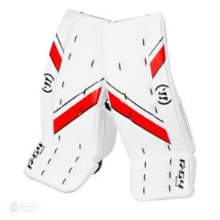 Warrior Ritual G4 Youth Goalie Leg Pads -Hockey Equipment Shop warrior leg pads warrior ritual g4 youth goalie leg pads white black red 19 5 28744343224386