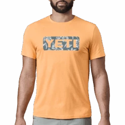 Yeti Floral Logo Badge Shortsleeve Shirt -Hockey Equipment Shop yeti shirts yeti floral logo badge shortsleeve shirt salmon s 30643929055298